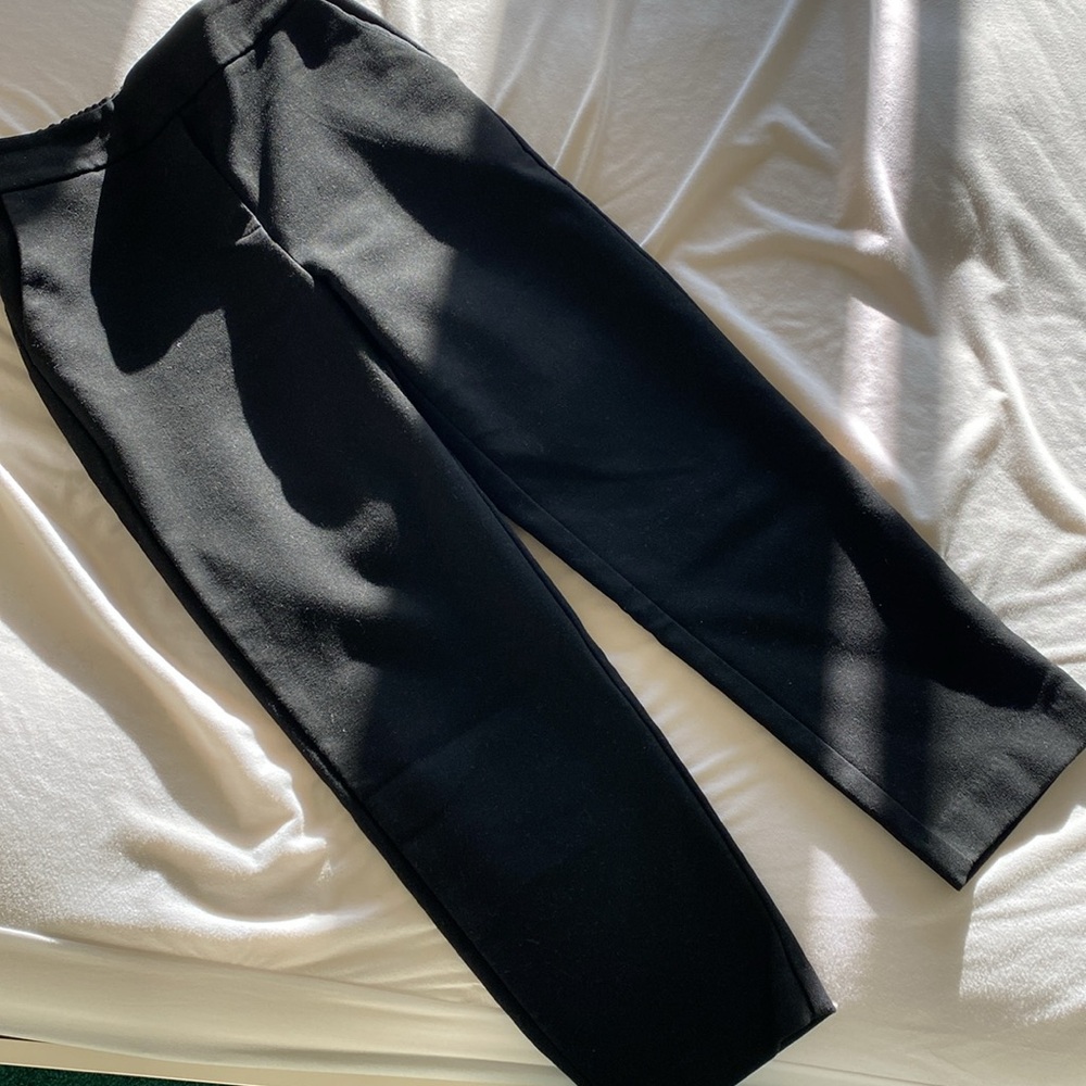 OAK + FORT Black Crop Pants Size Small